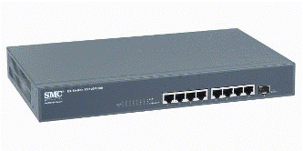 8 Port Gigabit Smart Switch w/ PoE + 1-Combo Port
