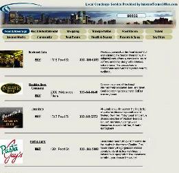 (2) Seeingit.com Ad Regional home listing includes: Picture, Description, Address, Phone Number, Website Link and Directions MAP Link. Price: 4-months at $129 per month.