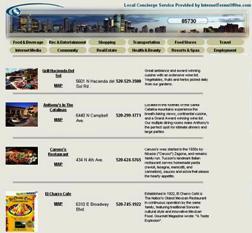 (2) Seeingit.com Ad Regional business listing includes: Picture, Description, Address, Phone Number, Website Link and Directions MAP Link. Price: 6-months at $229 per month.